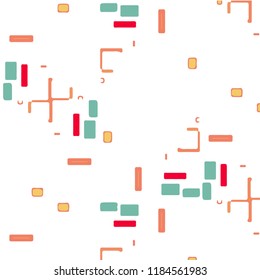 Abstract vector background. Colorful halftone illustration pattern