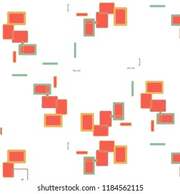 Abstract vector background. Colorful halftone illustration pattern