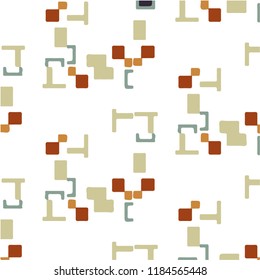 Abstract vector background. Colorful halftone illustration pattern