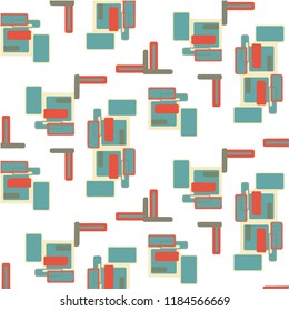 Abstract vector background. Colorful halftone illustration pattern