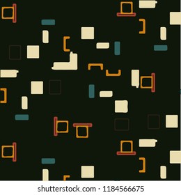 Abstract vector background. Colorful halftone illustration pattern