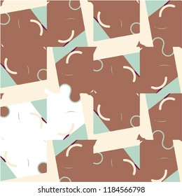 Abstract vector background. Colorful halftone illustration pattern