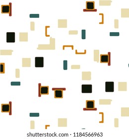 Abstract vector background. Colorful halftone illustration pattern