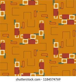 Abstract vector background. Colorful halftone illustration pattern