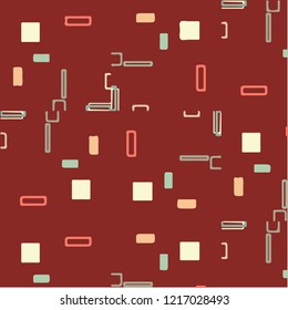 Abstract vector background. Colorful halftone illustration pattern