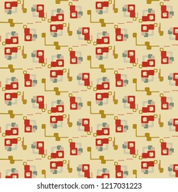 Abstract vector background. Colorful halftone illustration pattern