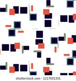 Abstract vector background. Colorful halftone illustration pattern