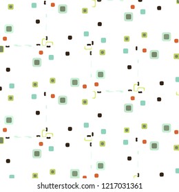 Abstract vector background. Colorful halftone illustration pattern