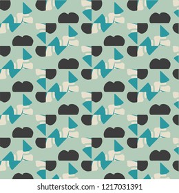 Abstract vector background. Colorful halftone illustration pattern