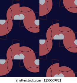 Abstract vector background. Colorful halftone illustration pattern