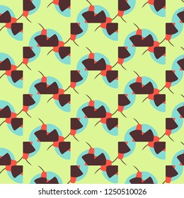 Abstract vector background. Colorful halftone illustration pattern