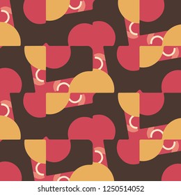 Abstract vector background. Colorful halftone illustration pattern