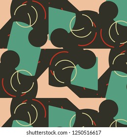Abstract vector background. Colorful halftone illustration pattern