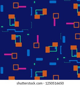 Abstract vector background. Colorful halftone illustration pattern