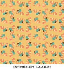 Abstract vector background. Colorful halftone illustration pattern