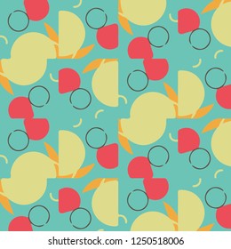 Abstract vector background. Colorful halftone illustration pattern