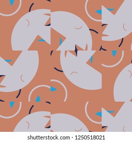 Abstract vector background. Colorful halftone illustration pattern