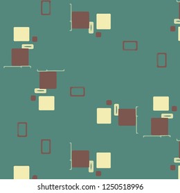 Abstract vector background. Colorful halftone illustration pattern