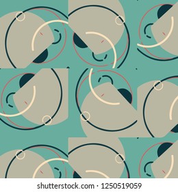 Abstract vector background. Colorful halftone illustration pattern