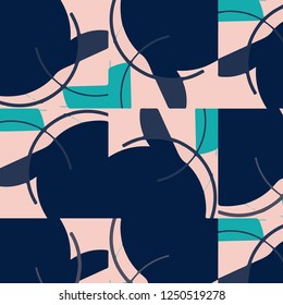 Abstract vector background. Colorful halftone illustration pattern