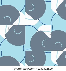 Abstract vector background. Colorful halftone illustration pattern