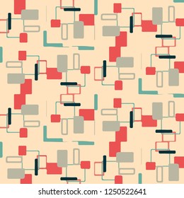 Abstract vector background. Colorful halftone illustration pattern