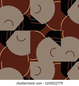 Abstract vector background. Colorful halftone illustration pattern