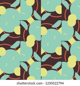 Abstract vector background. Colorful halftone illustration pattern