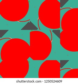 Abstract vector background. Colorful halftone illustration pattern
