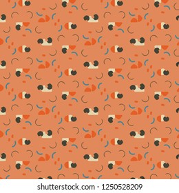 Abstract vector background. Colorful halftone illustration pattern