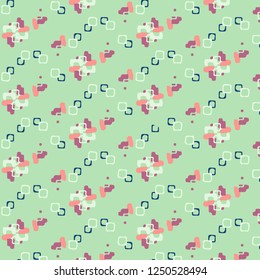 Abstract vector background. Colorful halftone illustration pattern