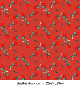 Abstract vector background. Colorful halftone illustration pattern