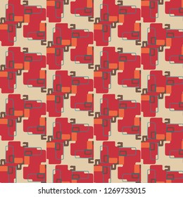 Abstract vector background. Colorful halftone illustration pattern