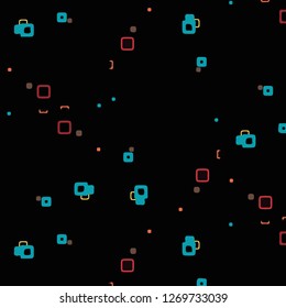 Abstract vector background. Colorful halftone illustration pattern