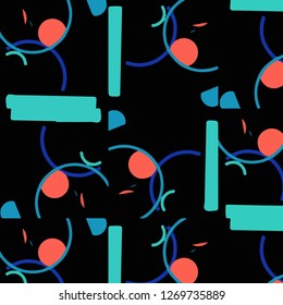 Abstract vector background. Colorful halftone illustration pattern