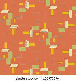 Abstract vector background. Colorful halftone illustration pattern