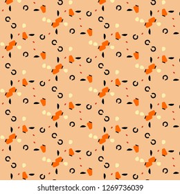 Abstract vector background. Colorful halftone illustration pattern
