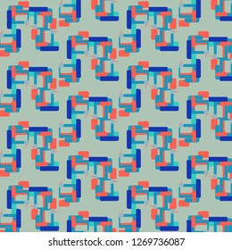 Abstract vector background. Colorful halftone illustration pattern