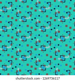 Abstract vector background. Colorful halftone illustration pattern