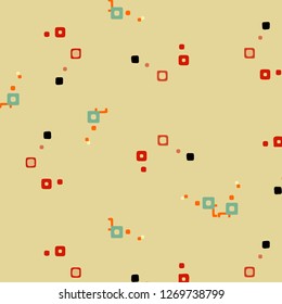 Abstract vector background. Colorful halftone illustration pattern