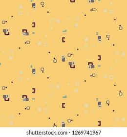 Abstract vector background. Colorful halftone illustration pattern
