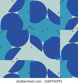 Abstract vector background. Colorful halftone illustration pattern