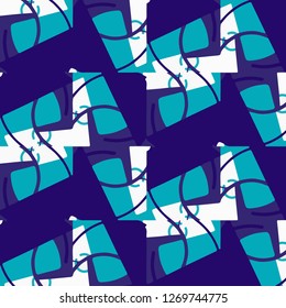 Abstract vector background. Colorful halftone illustration pattern