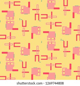 Abstract vector background. Colorful halftone illustration pattern