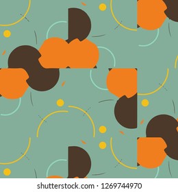 Abstract vector background. Colorful halftone illustration pattern