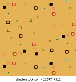 Abstract vector background. Colorful halftone illustration pattern