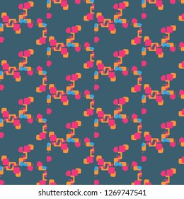 Abstract vector background. Colorful halftone illustration pattern