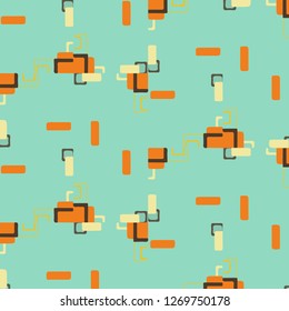 Abstract vector background. Colorful halftone illustration pattern