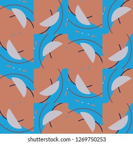Abstract vector background. Colorful halftone illustration pattern