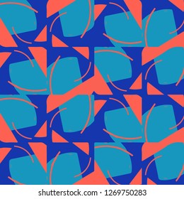 Abstract vector background. Colorful halftone illustration pattern